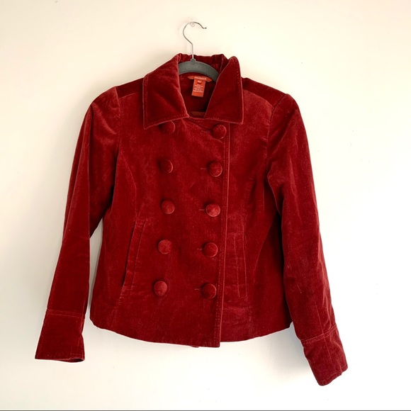 Sundance Jackets & Blazers - Sundance • Velvet Pea Coat Blazer